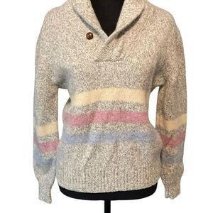 VTG Britches Great Outdoors Knit Wool Pullover Cardigan Sweater